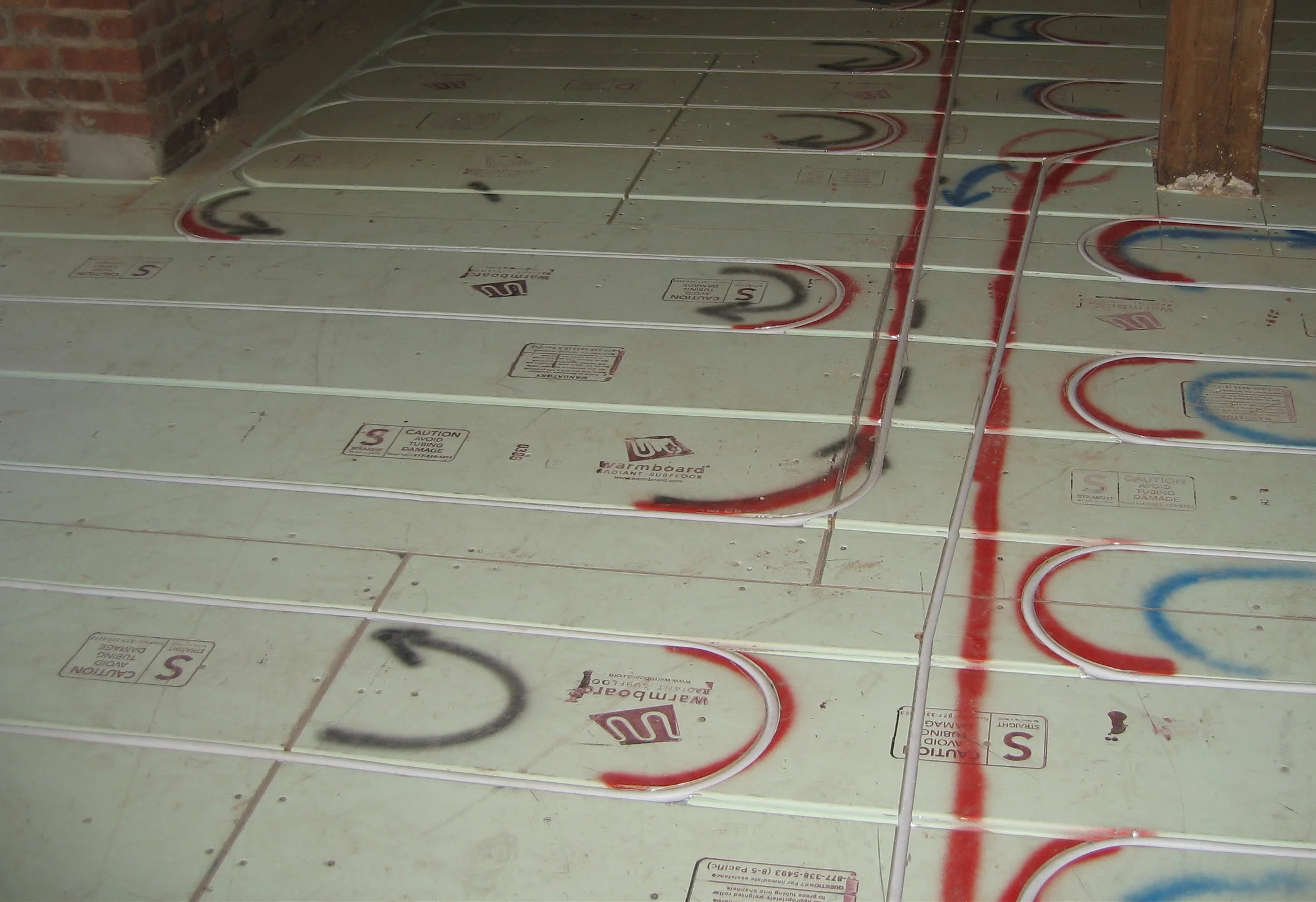 Interior walls — steel stud construction